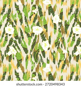 Diseño abstracto digital moderno con Formas fluidas y colores vibrantes, perfecto para la impresión de la tela, textiles, moda, patrón sin fisuras, alta resolución, fondo artístico contemporáneo.