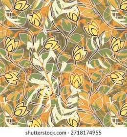 Diseño abstracto digital moderno con Formas fluidas, colores vibrantes y un patrón sin fisuras, perfecto para la impresión de telas, textiles de moda, decoración del hogar y proyectos creativos de diseño de superficies.