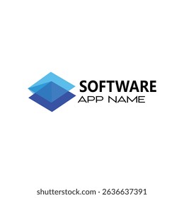 MODERN DIGITAL ABSTRACT TECHNOLOGY LOGO DESIGN FOR APPS 