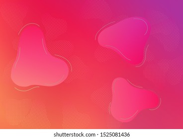 Modern Digital Background with Fluid Shapes.