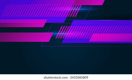 Modern digital business technology blue and purple abstract design background
