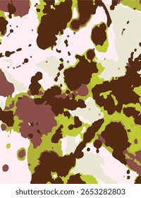 Modern digital camouflage texture in light green tones for use in armed forces visual design, textile prints, or survivalist themed stock graphics.
