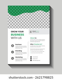 Modern Digital Corporate Flyer Template for Business Promotion