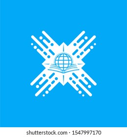 Modern Digital Education Technology Logo