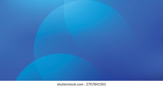 Un moderno gráfico digital con un suave gradiente de tonos azules, desde el cobalto profundo hasta el cian brillante, con formas circulares Grandes, suaves y superpuestas y un sutil efecto pixelado.