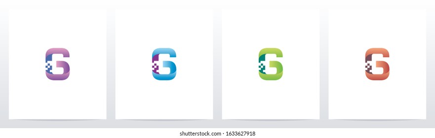 Modern Digital Letter Logo Design G