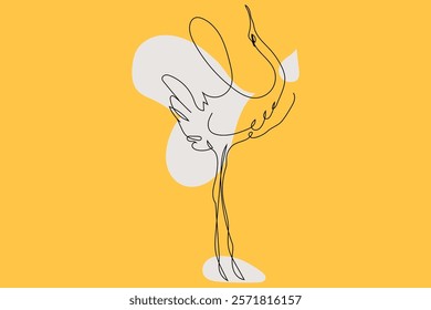 A modern digital line art