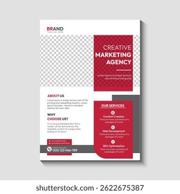 Modern Digital Marketing Agency Business Flyer Design Template
