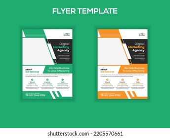 Modern Digital Marketing Agency Flyer Template