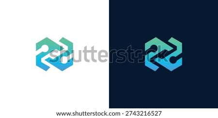 Modern digital network initial N logo design concept, symbolizing innovative technology, seamless data connection, and future-forward communication for creative branding and corporate identity
