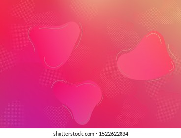 Modern Digital Pattern with Fluid Shapes.