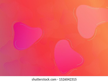 Modern Digital Pattern with Fluid Shapes.