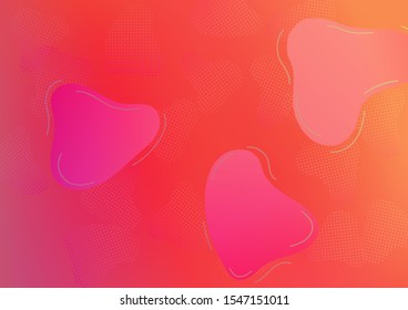 Modern Digital Pattern with Fluid Shapes.