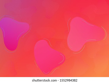 Modern Digital Pattern with Fluid Shapes.