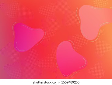 Modern Digital Pattern with Fluid Shapes.