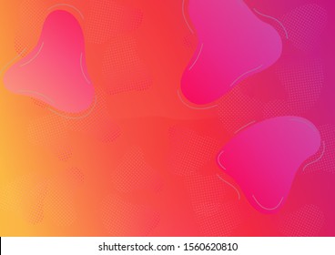 Modern Digital Pattern with Fluid Shapes.