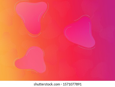 Modern Digital Pattern with Fluid Shapes.