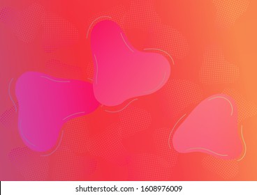 Modern Digital Pattern with Fluid Shapes.