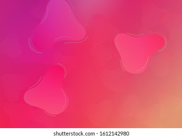 Modern Digital Pattern with Fluid Shapes.