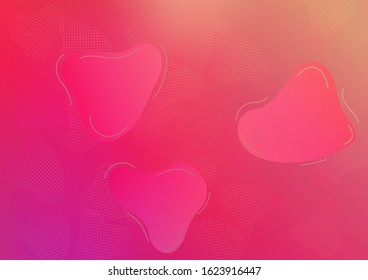 Modern Digital Pattern with Fluid Shapes.