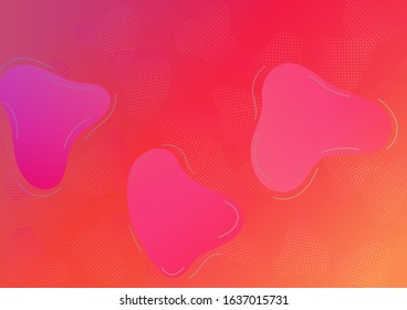 Modern Digital Pattern with Fluid Shapes.