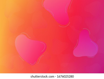 Modern Digital Pattern with Fluid Shapes.