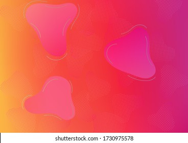 Modern Digital Pattern with Fluid Shapes.