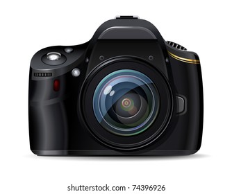 Modern digital reflex camera, original design