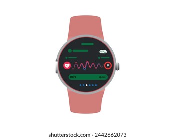 Diseño Digital Moderno Del Reloj Inteligente 2024