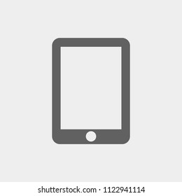 Modern digital tablet PC icon. stock vector illustration flat design style.
