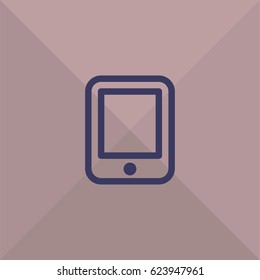 Modern digital tablet PC icon