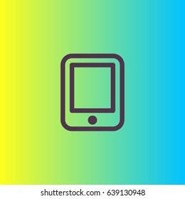 Modern digital tablet PC icon