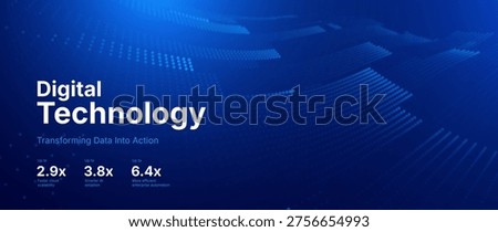 Modern Digital Tech Data Flow Background. Abstract Illustration with AI Data Lines Pattern and Clean Network Connections for Corporate and Tech Industry. Vector Illustration.