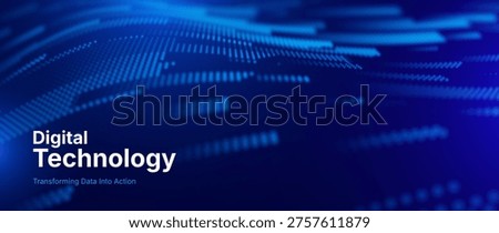 Modern Digital Tech Data Flow Background. Abstract Illustration with AI Data Lines Pattern and Clean Network Connections for Corporate and Tech Industry. Vector Illustration.