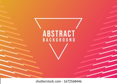 Modern digital technology backdrop design with abstract line ornament and upside down triangle in center on top of gradient background for flyer banner or brochure and web