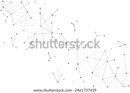 Modern digital technology communication network concept background