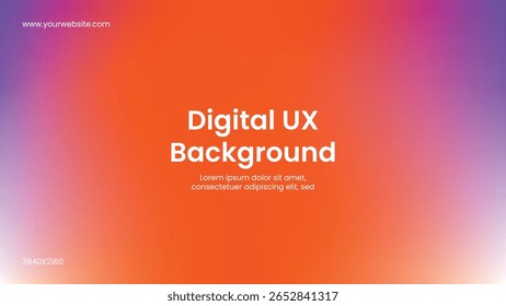 moderne digitale ux design hintergrund oder vektor gradient hintergrund website design.