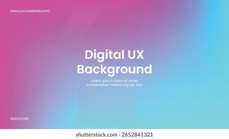 Moderno fondo de diseño UX digital o diseño de Sitio web de fondo de gradiente de Vector.