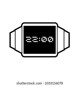 modern digital wristwatch