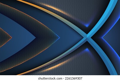 Modern dimension background with color light effect