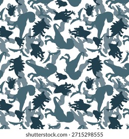 Moderno patrón de camuflaje de dinosaurio 