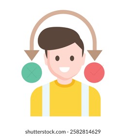 Modern direction icon representing goal setting, strategic planning, and business navigation.