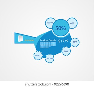 modern discount banner