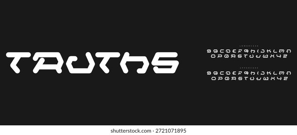 Vector de fuente condensado de pantalla moderna