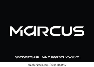 Modern display sans serif font vector design suitable for logo, poster, headline and many more
