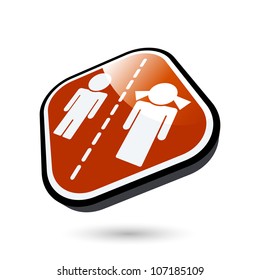 modern divorce sign