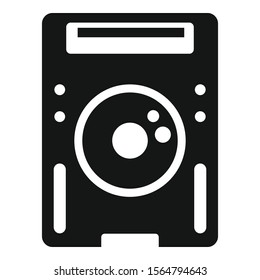 Modern dj console icon. Simple illustration of modern dj console vector icon for web design isolated on white background