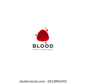 Modern Dlood logo design vector template. Blood Donation Logo template.