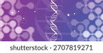 Modern dna design, neural pathways, molecular strands