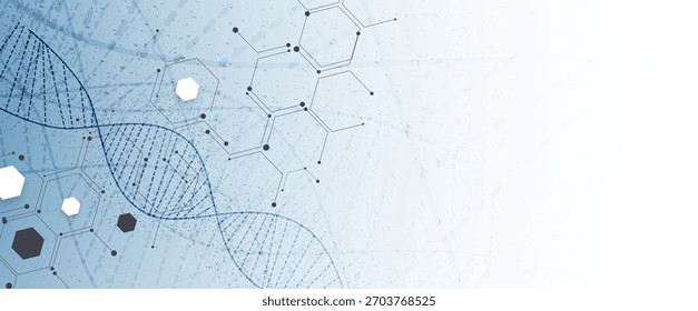 Modern dna design, neural pathways, molecular strands